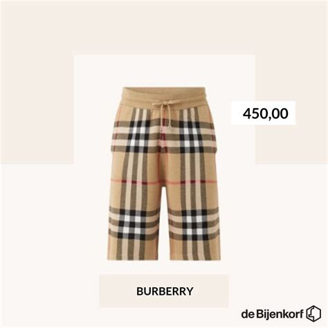 korte broeken burberry|burberry broek korte taille.